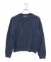 theory luxe（セオリーリュクス）の古着「メッシュニット/Lype Tocco Sweater」｜ネイビー