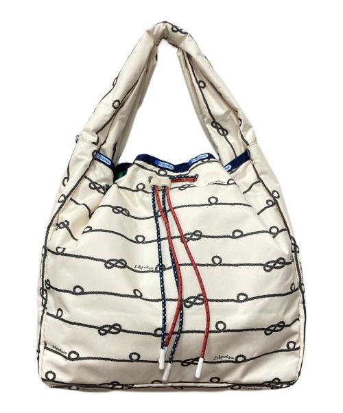 LeSportsac（レスポートサック）LeSportsac (レスポートサック) DBL DRAWST MARCHE BAG ホワイト サイズ:下記参照の古着・服飾アイテム