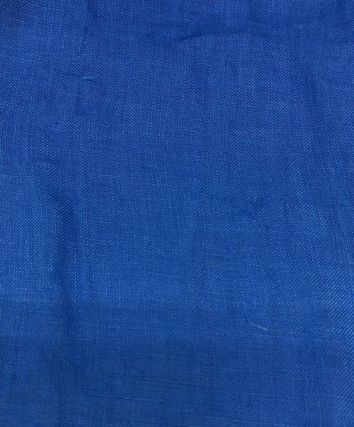 MAATEE&SONS（マーティーアンドサンズ）MAATEE&SONS (マーティーアンドサンズ) 強撚LINENガーゼBANDカラーSH ブルー サイズ:2の古着・服飾アイテム