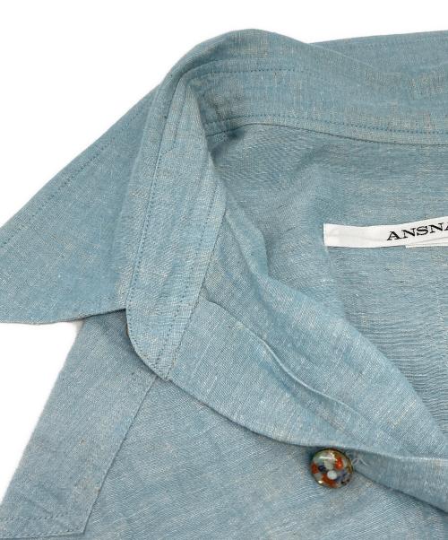 ANSNAM（アンスナム）ANSNAM (アンスナム) ビッグウエスタンシャツ ブルー サイズ:03の古着・服飾アイテム