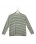 AURALEE (オーラリー) HARD TWIST COTTON BORDER BOAT NECK L/S TEE グリーン サイズ:3：15000円
