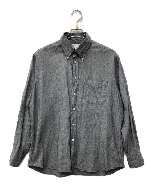 INDIVIDUALIZED SHIRTS（インディビジュアライズドシャツ）INDIVIDUALIZED SHIRTS (インディビジュアライズドシャツ) TOMORROW LAND (トゥモローランド) コットン ボタンダウンシャツ グレー サイズ:Lの古着・服飾アイテム