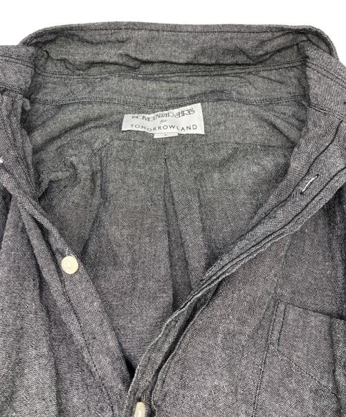 INDIVIDUALIZED SHIRTS（インディビジュアライズドシャツ）INDIVIDUALIZED SHIRTS (インディビジュアライズドシャツ) TOMORROW LAND (トゥモローランド) コットン ボタンダウンシャツ グレー サイズ:Lの古着・服飾アイテム