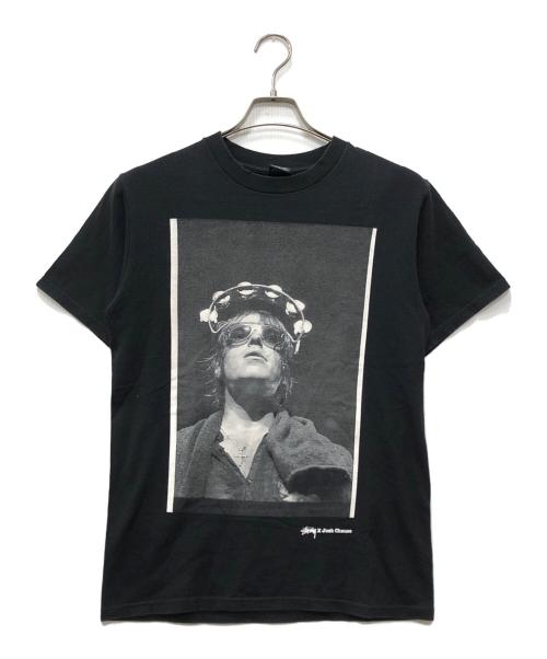stussy（ステューシー）stussy (ステューシー) Josh Cheuse (ジョシュ チューズ) リアムプリントTシャツ ブラック サイズ:Sの古着・服飾アイテム