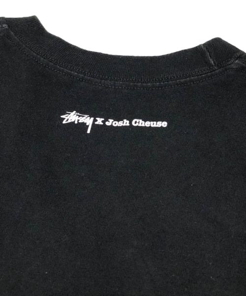 stussy（ステューシー）stussy (ステューシー) Josh Cheuse (ジョシュ チューズ) リアムプリントTシャツ ブラック サイズ:Sの古着・服飾アイテム