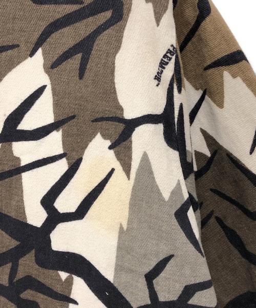 PREDATOR CAMOUFLAGE（プレデター カモフラージュ）PREDATOR CAMOUFLAGE (プレデター カモフラージュ) プレデターカモジップアップジャケット グレー×ブラウン サイズ:XLの古着・服飾アイテム
