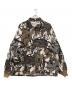 PREDATOR CAMOUFLAGE（プレデター カモフラージュ）の古着「プレデターカモジップアップジャケット」｜グレー×ブラウン