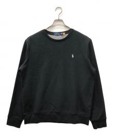 POLO RALPH LAUREN（ポロ・ラルフローレン）の古着「LONG SLEEVE SWEAT SHIRT」｜ブラック