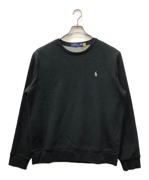 POLO RALPH LAUREN（ポロ・ラルフローレン）POLO RALPH LAUREN (ポロ・ラルフローレン) LONG SLEEVE SWEAT SHIRT ブラック サイズ:SIZE LGの古着・服飾アイテム