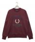 FRED PERRY（フレッドペリー）の古着「Embroidered Champion Sweatshirt」｜ボルドー
