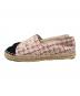 CHANEL (シャネル) ツイードココマークエスパドリーユ ピンク サイズ:SIZE38：30000円