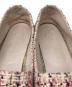 中古・古着 CHANEL (シャネル) ツイードココマークエスパドリーユ ピンク サイズ:SIZE38：30000円