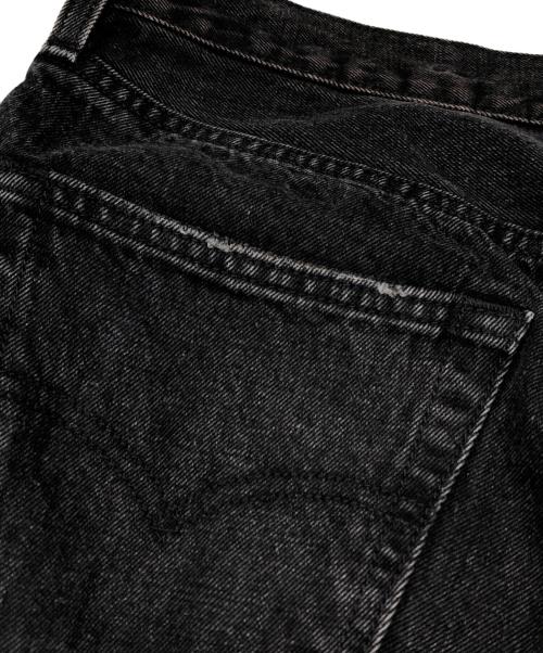 LEVI'S（リーバイス）LEVI'S (リーバイス) EDIFICE (エディフィス) 30周年記念 別注ブラックデニムパンツ ブラック サイズ:W30×L30の古着・服飾アイテム