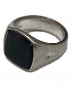 TOM WOODトムウッド）の古着「Kay Ring Onyx」｜シルバー