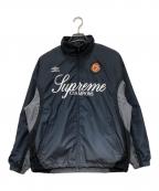 SUPREME×UMBROシュプリーム×アンブロ）の古着「GRADIENT TRACK JACKET」｜ネイビー×グレー