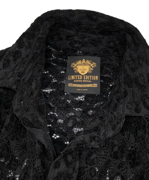 MAISON SPECIAL（メゾンスペシャル）MAISON SPECIAL (メゾンスペシャル) Prime-Over Shirt Coat ブラック サイズ:1の古着・服飾アイテム