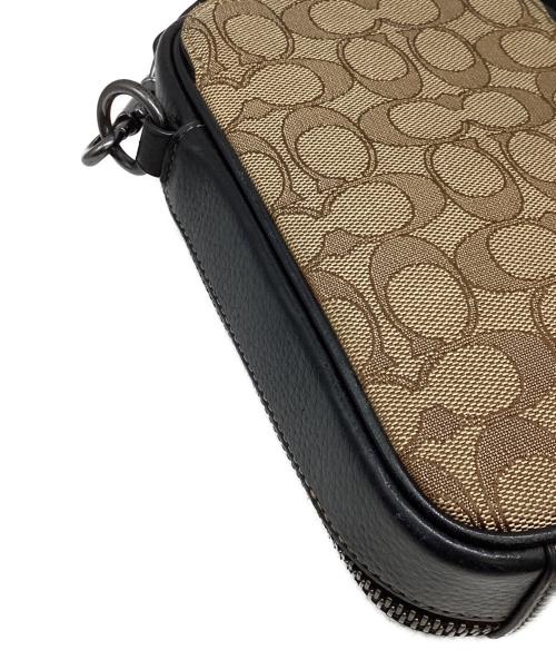 COACH（コーチ）COACH (コーチ) スタントン クロスボディ・シグネチャー ジャカード ベージュ サイズ:下記参照の古着・服飾アイテム