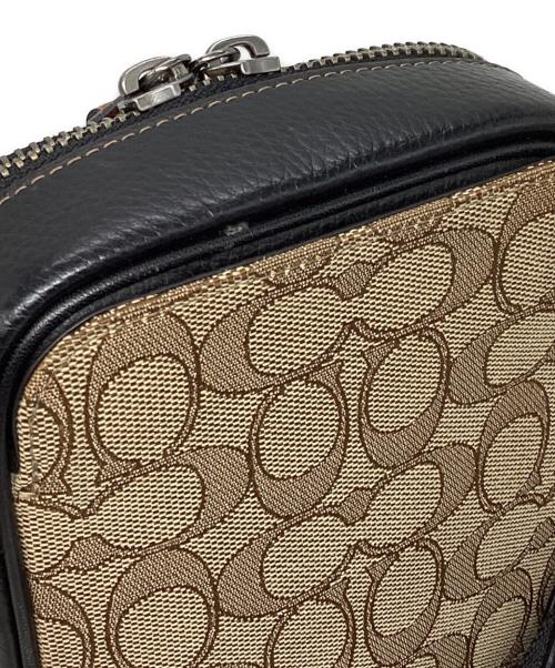 COACH（コーチ）COACH (コーチ) スタントン クロスボディ・シグネチャー ジャカード ベージュ サイズ:下記参照の古着・服飾アイテム