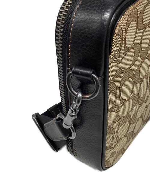 COACH（コーチ）COACH (コーチ) スタントン クロスボディ・シグネチャー ジャカード ベージュ サイズ:下記参照の古着・服飾アイテム