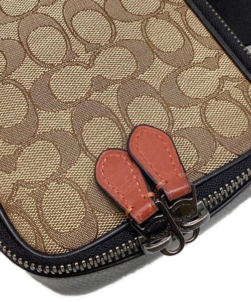 COACH（コーチ）COACH (コーチ) スタントン クロスボディ・シグネチャー ジャカード ベージュ サイズ:下記参照の古着・服飾アイテム