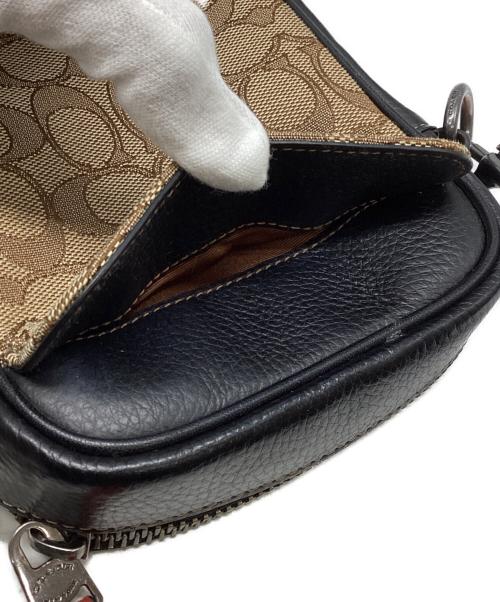 COACH（コーチ）COACH (コーチ) スタントン クロスボディ・シグネチャー ジャカード ベージュ サイズ:下記参照の古着・服飾アイテム