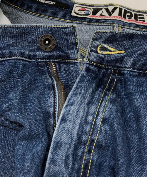 AVIREX（アヴィレックス）AVIREX (アヴィレックス) VARSITY PAINTER SHORTS インディゴ サイズ:Mの古着・服飾アイテム