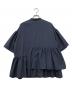 UNITED ARROWS (ユナイテッドアローズ) イレギュラーペプラムブラウス ネイビー サイズ:38：8000円
