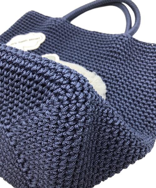LUDLOW（ラドロー）LUDLOW (ラドロー) UNITED ARROWS (ユナイテッドアローズ) 別注エレファント コードバッグ ネイビー サイズ:Fの古着・服飾アイテム