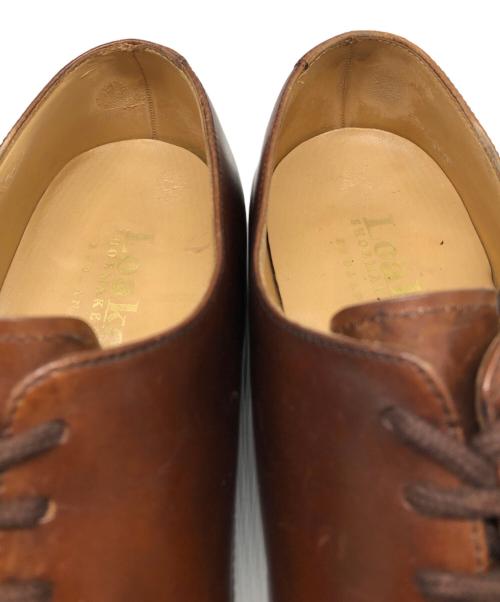 LOAKE（ローク）LOAKE (ローク) プレーンダービーシューズ ブラウン サイズ:SIZE8の古着・服飾アイテム