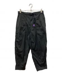 THE NORTHFACE PURPLELABEL（ザ・ノースフェイス パープルレーベル）の古着「Ripstop Wide Cropped Pants」｜ブラック