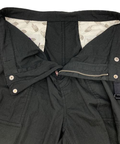 THE NORTHFACE PURPLELABEL（ザ・ノースフェイス パープルレーベル）THE NORTHFACE PURPLELABEL (ザ・ノースフェイス パープルレーベル) Ripstop Wide Cropped Pants ブラック サイズ:30の古着・服飾アイテム