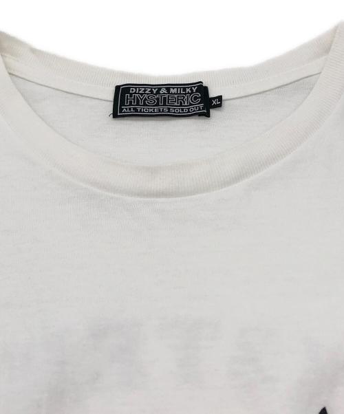 Hysteric Glamour（ヒステリックグラマー）Hysteric Glamour (ヒステリックグラマー) HOTTER THAN HELL Tシャツ ホワイト サイズ:XLの古着・服飾アイテム