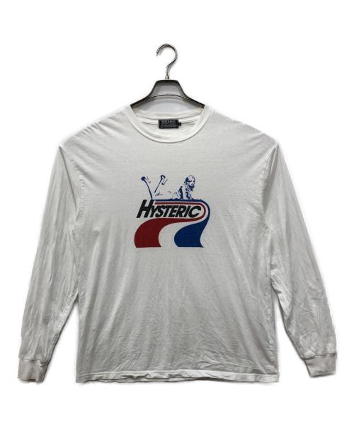 Hysteric Glamour（ヒステリックグラマー）Hysteric Glamour (ヒステリックグラマー) HYSTERIC WAY Tシャツ ホワイト サイズ:Lの古着・服飾アイテム