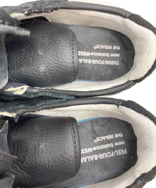 NEW BALANCE（ニューバランス）NEW BALANCE (ニューバランス) THE RERACS (ザ リラクス) UNITED ARROWS (ユナイテッドアローズ) ローカットスニーカー ブラック サイズ:23の古着・服飾アイテム
