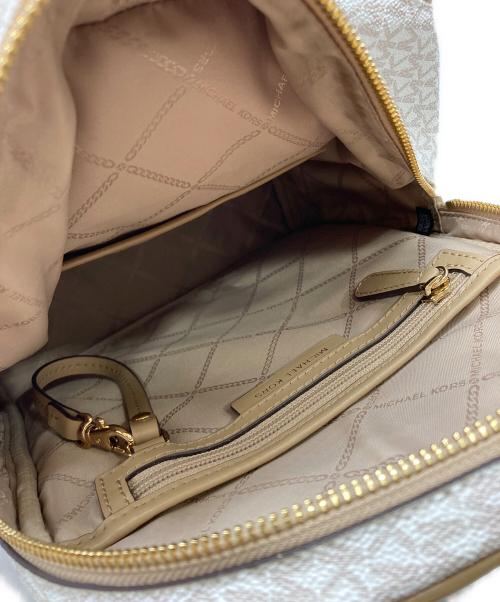 MICHAEL KORS（マイケルコース）MICHAEL KORS (マイケルコース) バレットマルチ モノグラム レザーバックパック ベージュ サイズ:下記参照の古着・服飾アイテム