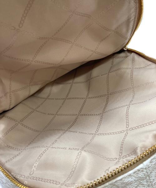 MICHAEL KORS（マイケルコース）MICHAEL KORS (マイケルコース) バレットマルチ モノグラム レザーバックパック ベージュ サイズ:下記参照の古着・服飾アイテム