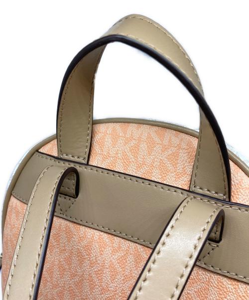 MICHAEL KORS（マイケルコース）MICHAEL KORS (マイケルコース) バレットマルチ モノグラム レザーバックパック ベージュ サイズ:下記参照の古着・服飾アイテム