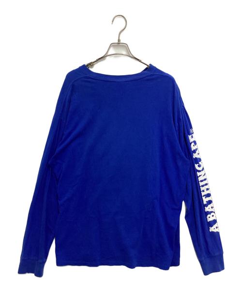 A BATHING APE（アベイシングエイプ）A BATHING APE (アベイシングエイプ) ロングスリーブカットソー ブルー サイズ:２XLの古着・服飾アイテム