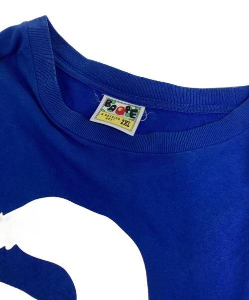 A BATHING APE（アベイシングエイプ）A BATHING APE (アベイシングエイプ) ロングスリーブカットソー ブルー サイズ:２XLの古着・服飾アイテム