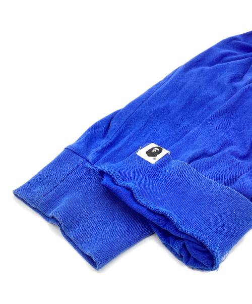 A BATHING APE（アベイシングエイプ）A BATHING APE (アベイシングエイプ) ロングスリーブカットソー ブルー サイズ:２XLの古着・服飾アイテム