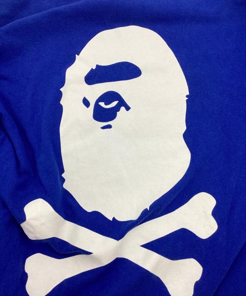 A BATHING APE（アベイシングエイプ）A BATHING APE (アベイシングエイプ) ロングスリーブカットソー ブルー サイズ:２XLの古着・服飾アイテム
