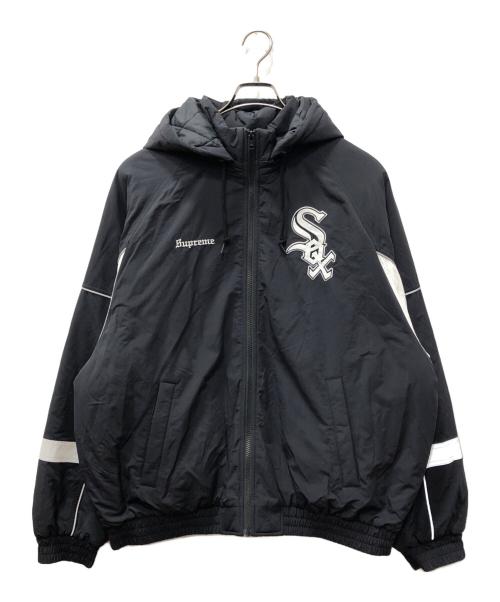 SUPREME（シュプリーム）SUPREME (シュプリーム) Chicago White Sox Stadium Jacket ブラック×ホワイト サイズ:SIZE XLの古着・服飾アイテム