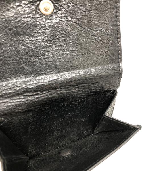 BALENCIAGA（バレンシアガ）BALENCIAGA (バレンシアガ) グラフィティ ペイント コンパクトウォレット ブラックの古着・服飾アイテム