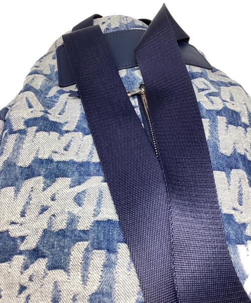 SUPREME（シュプリーム）Supreme (シュプリーム) Fat Tip Jacquard Denim Backpack ブルー サイズ:下記参照の古着・服飾アイテム