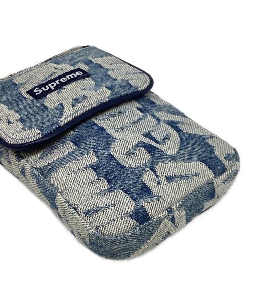 SUPREME（シュプリーム）Supreme (シュプリーム) Fat Tip Jacquard Denim Neck Pouch ブルー サイズ:下記参照の古着・服飾アイテム