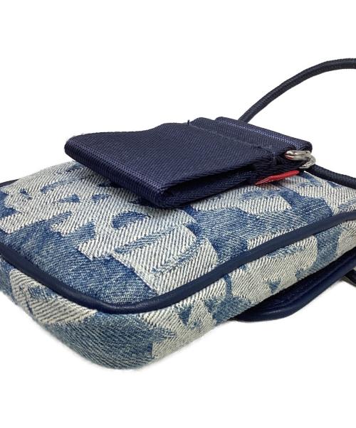 SUPREME（シュプリーム）Supreme (シュプリーム) Fat Tip Jacquard Denim Neck Pouch ブルー サイズ:下記参照の古着・服飾アイテム