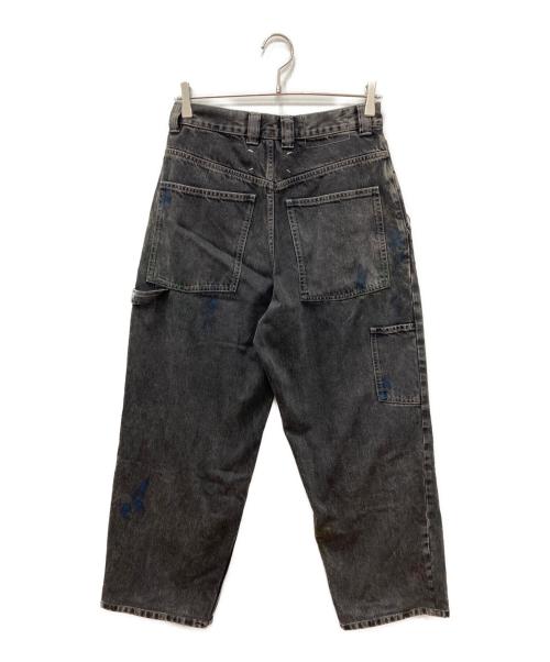 Maison Margiela（メゾンマルジェラ）Maison Margiela (メゾンマルジェラ) BLACK PAINT JEANS ブラック サイズ:24の古着・服飾アイテム