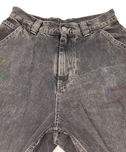 Maison Margiela（メゾンマルジェラ）Maison Margiela (メゾンマルジェラ) BLACK PAINT JEANS ブラック サイズ:24の古着・服飾アイテム