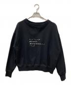 Maison Margielaメゾンマルジェラ）の古着「フォントジェネレータースウェット」｜ブラック