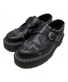 Dr.Martens（ドクターマーチン）の古着「MONK QUAD GA モンクストラップシューズ」｜ブラック